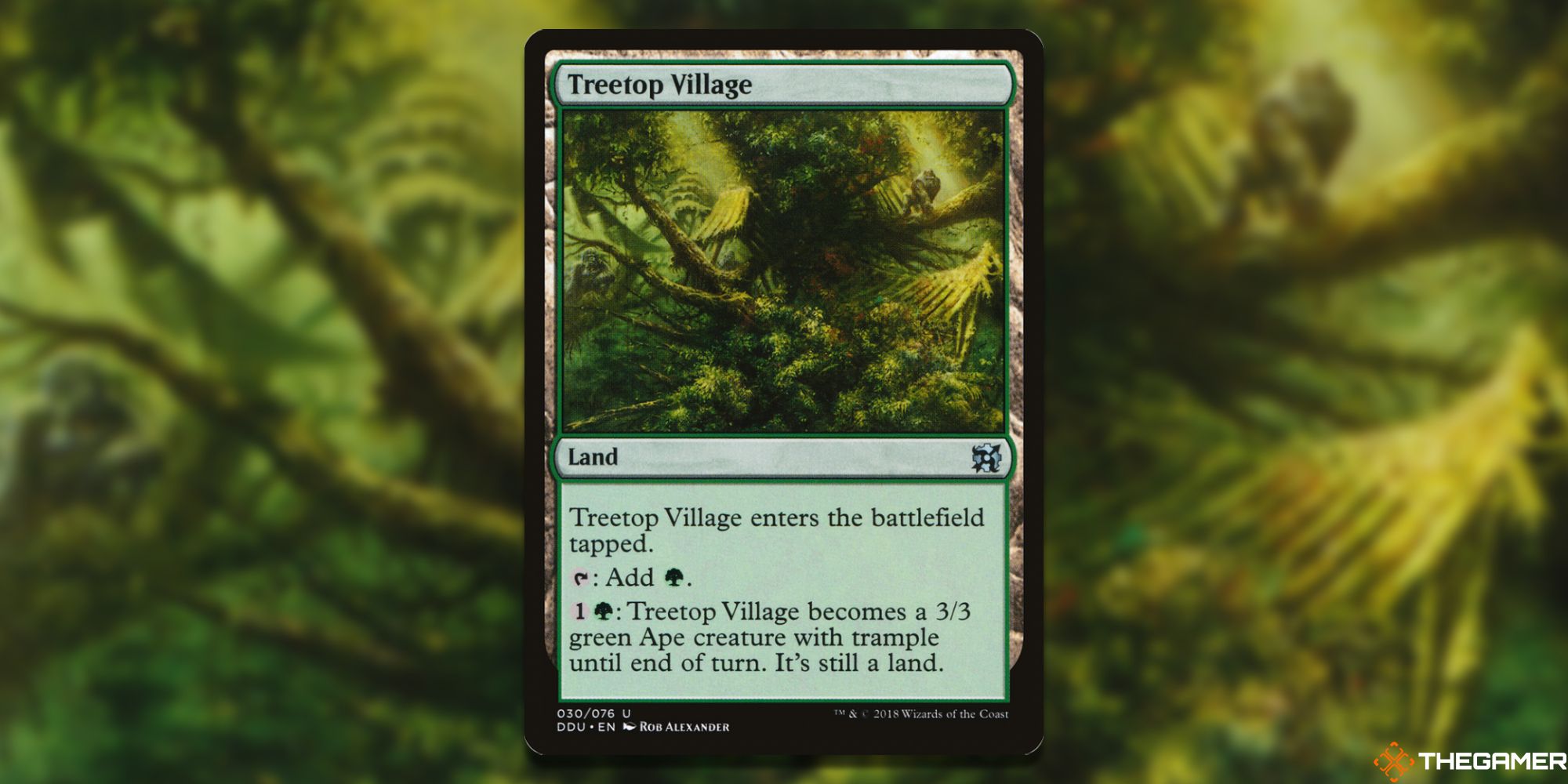 MTG: Treetop Village card