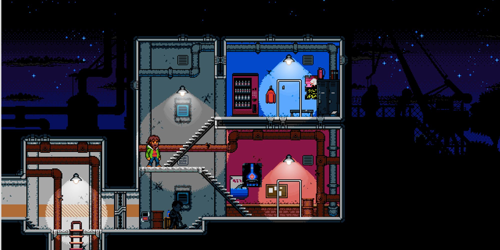 A Void Hope Preview Keegan in a building