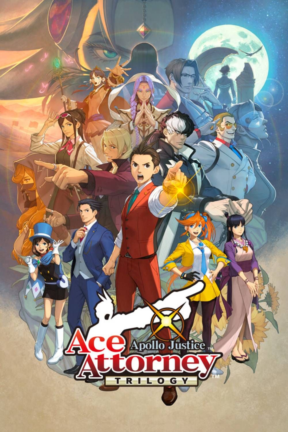 Apollo Justice Ace Attorney Trilogy Tag Page Cover Art