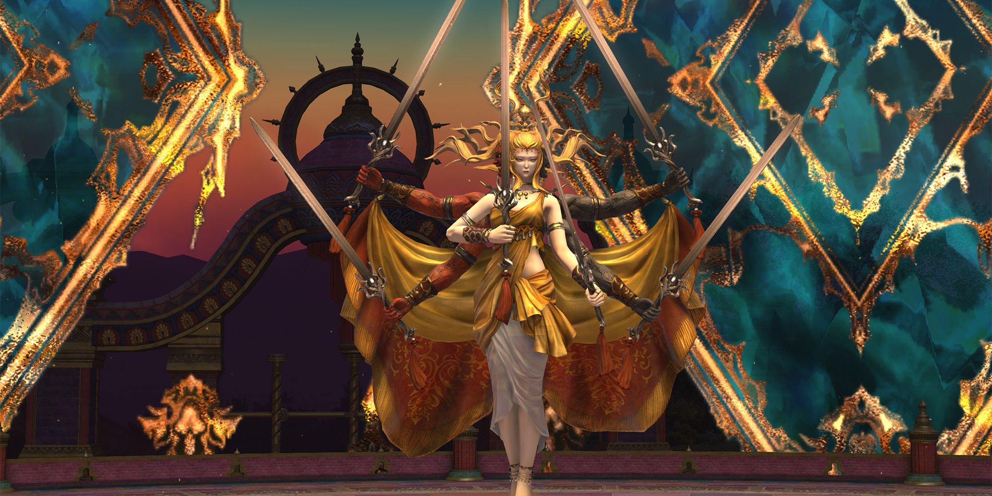 Asura, the boss of the gilded araya trial