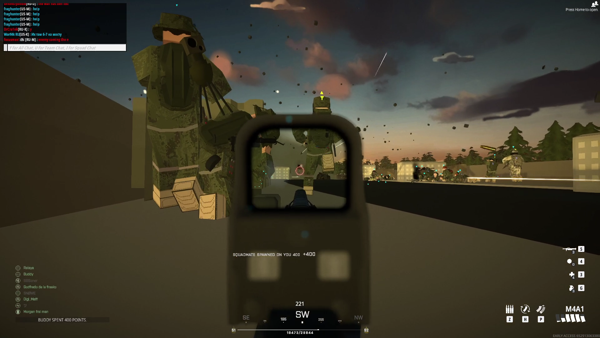 BattleBit Remastered: Friendly Groups Of Soldiers Under Fire From Unseen Sources