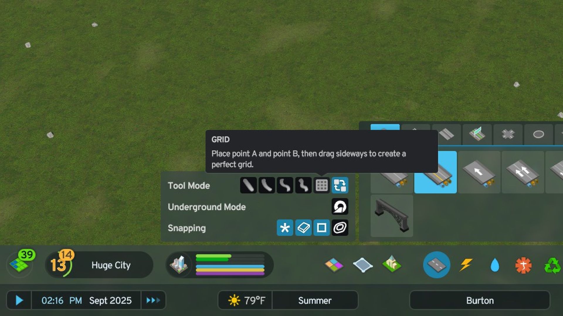 cities skylines 2 grid placement tool