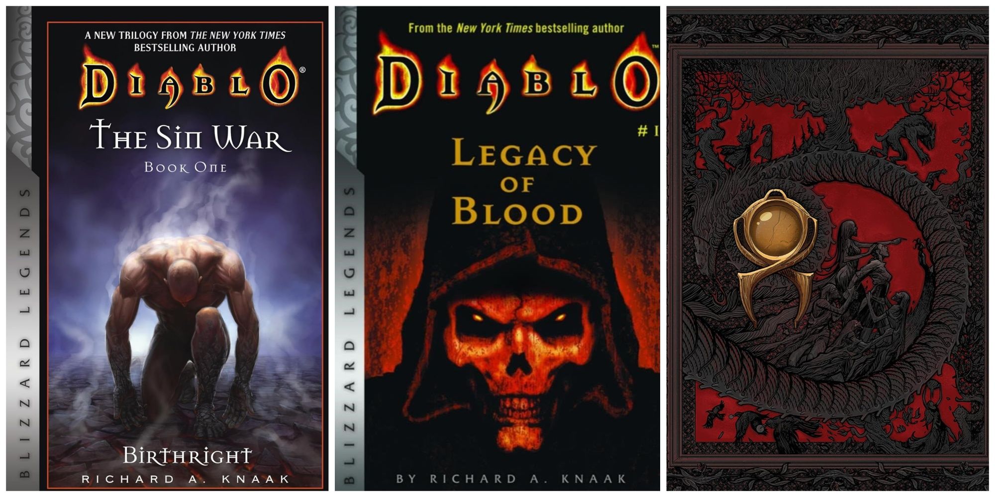 Three Diablo novels in a row: The Sin War, Legacy of Blood, and Book of the Horadrim.