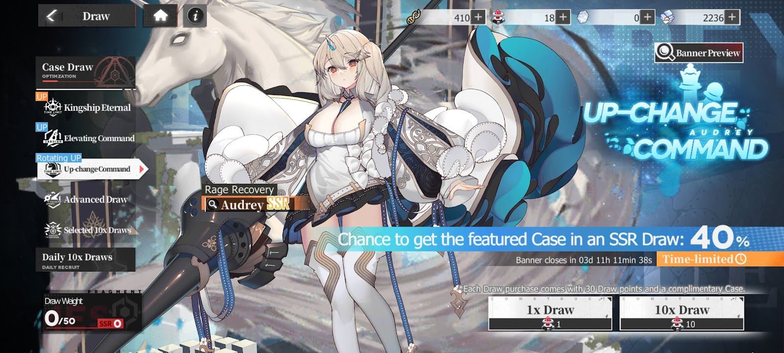 Echocalypse - Audrey&rsquo;s time-limited event banner