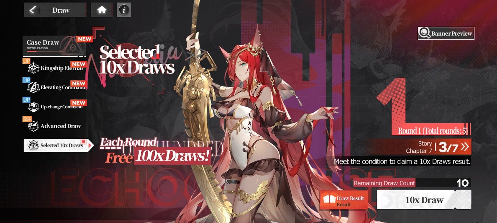 Echocalypse - Selected 10x Draw Banner