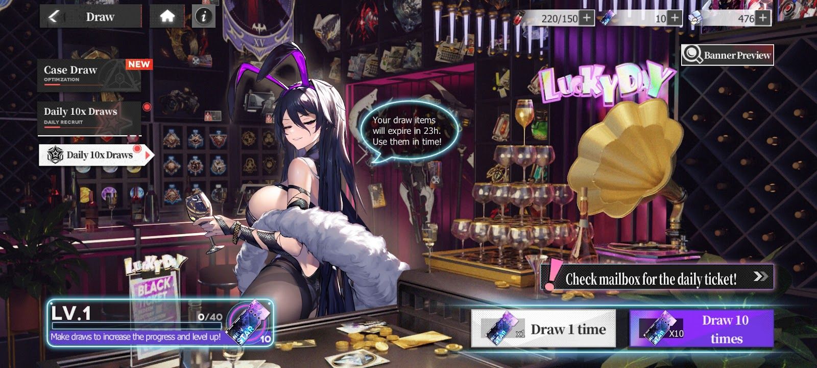 Echocalypse - Daily 10x Draws banner