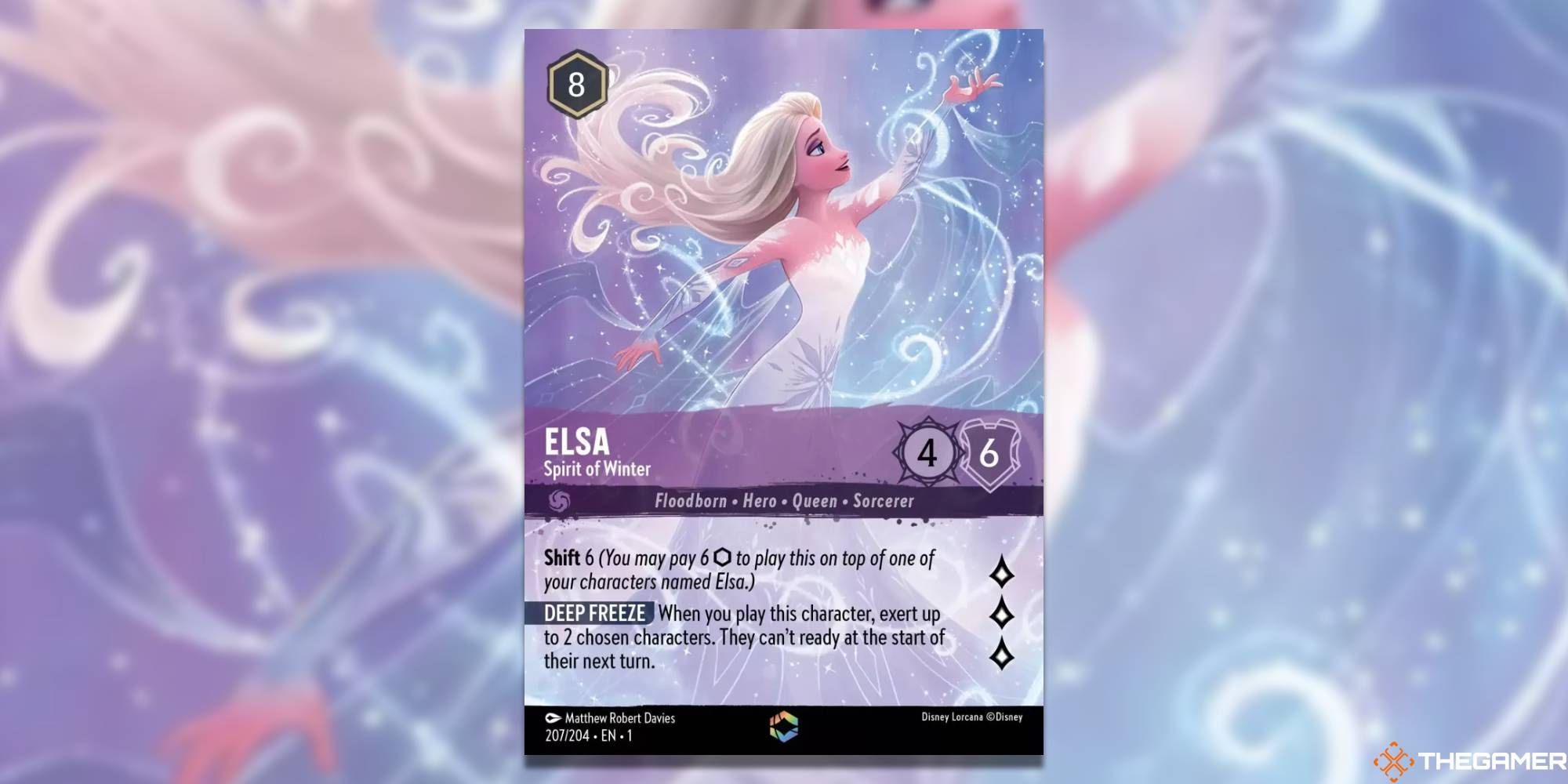 Elsa, Spirit of Winter alternate artwork by Matthew Robert Davies