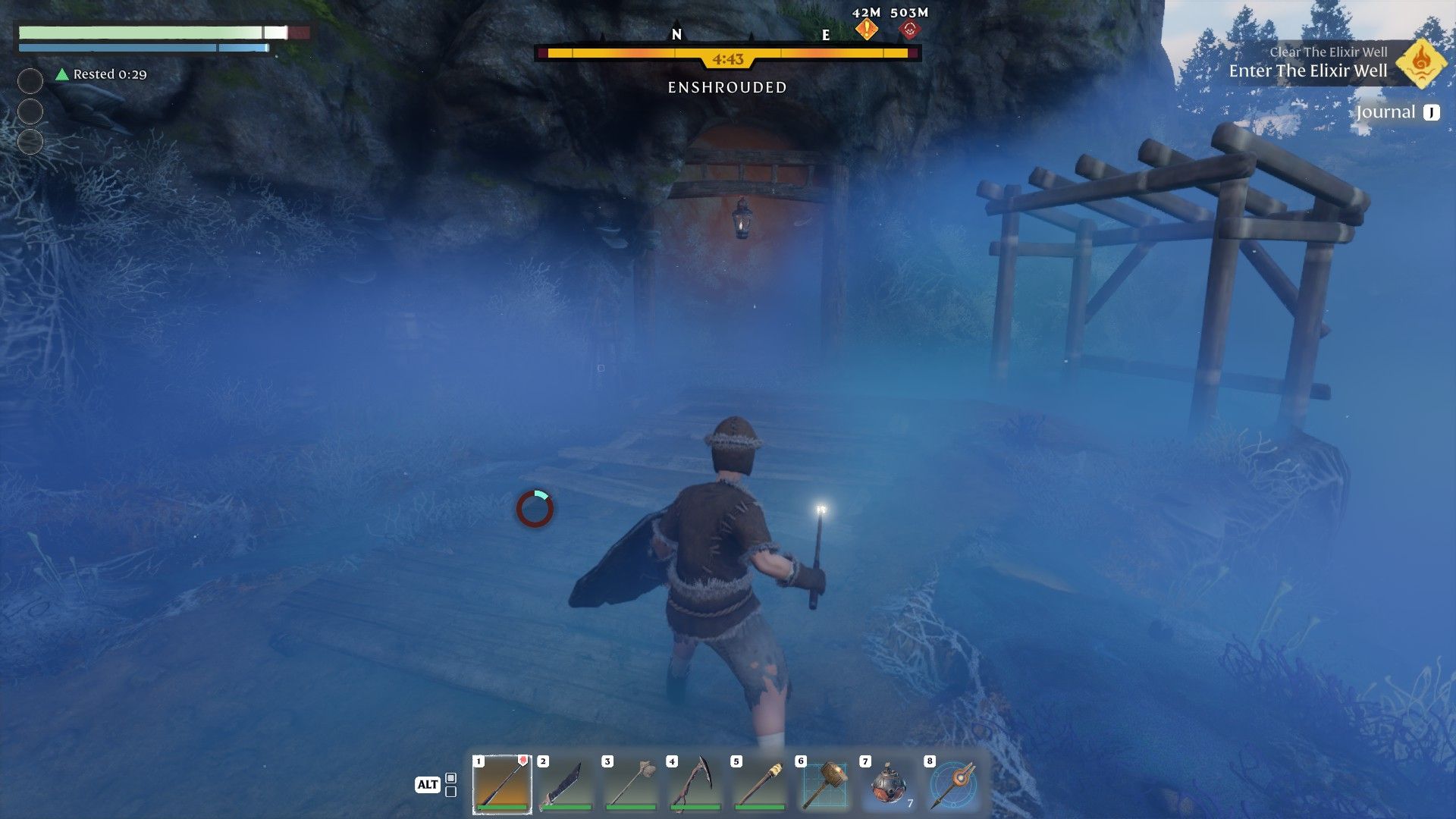 enshrouded cave entrance in shroud