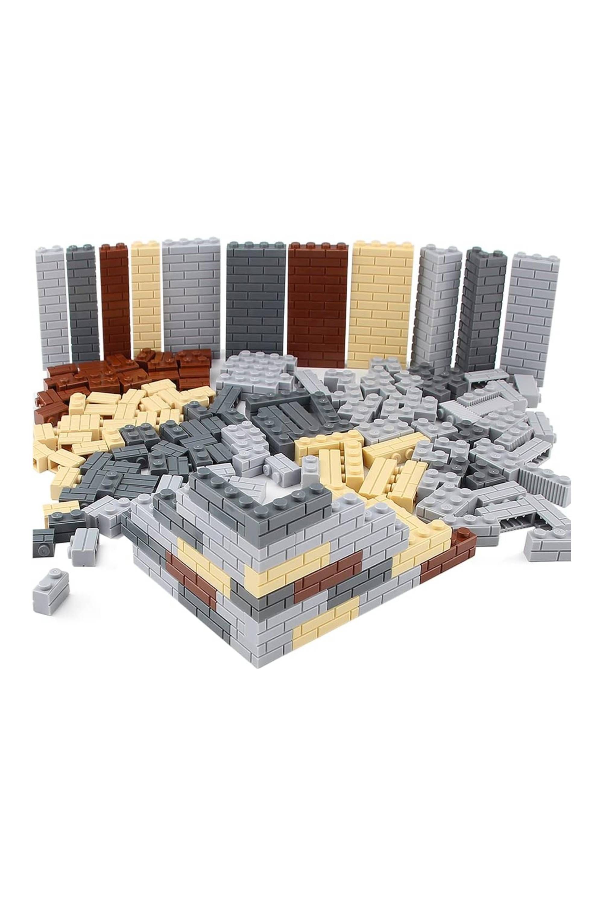 Feleph 260-Piece Masonry Profile Bricks Set