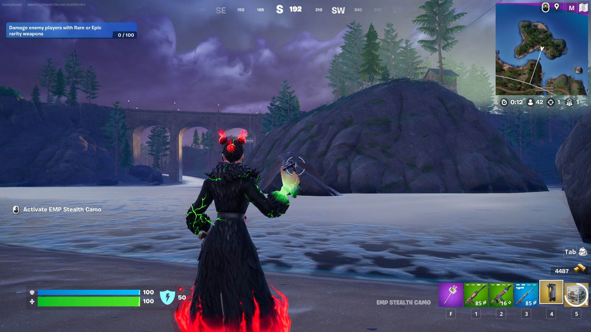 How To Find And Use The EMP Stealth Camo In Fortnite