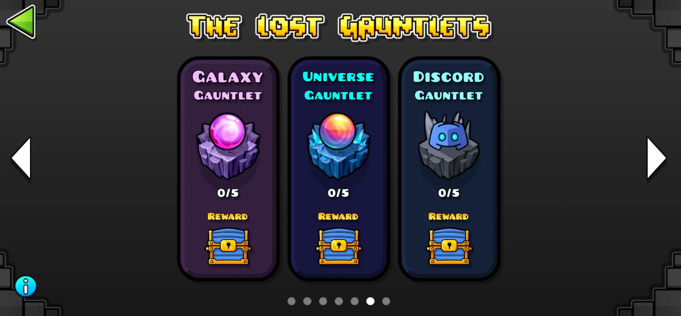 gauntlets in Geometry Dash (2)