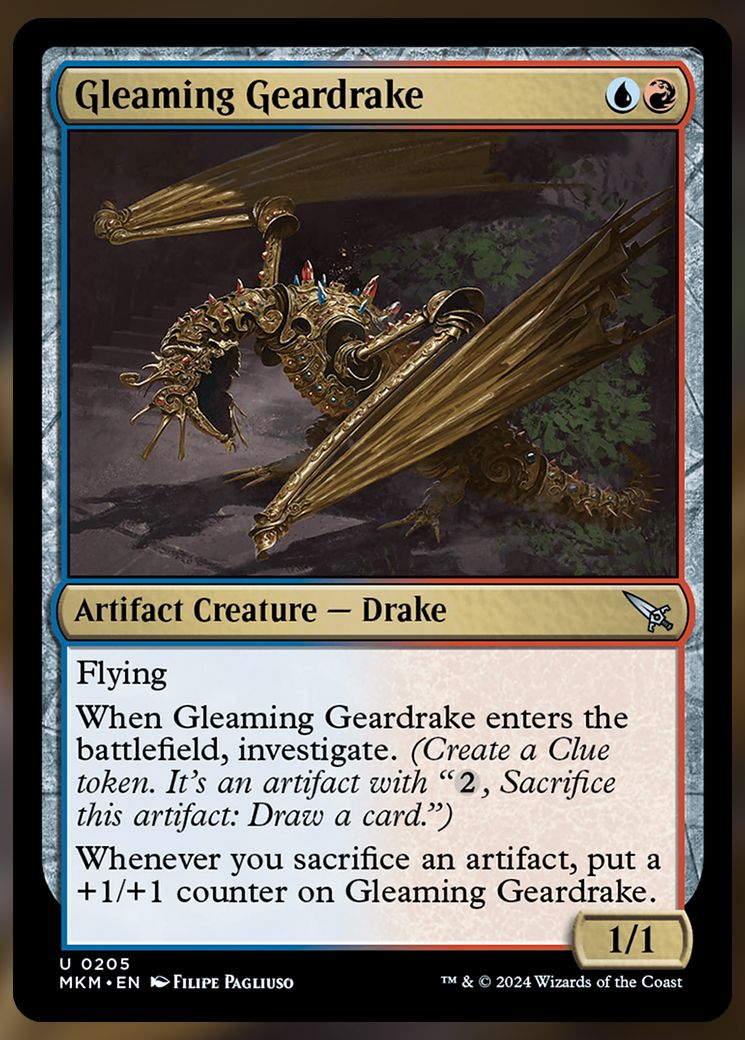 Glänzender Geardrake