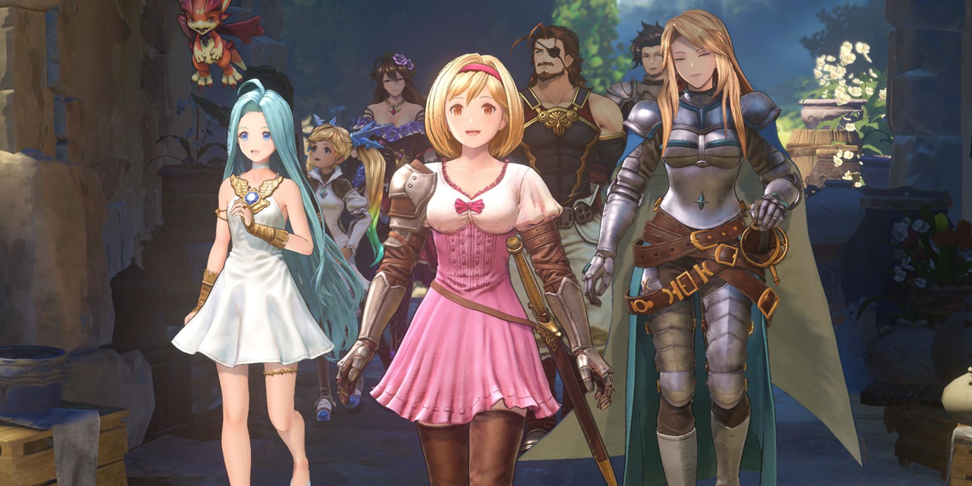 Granblue Fantasy Relink, The whole Granblue gang walks into town