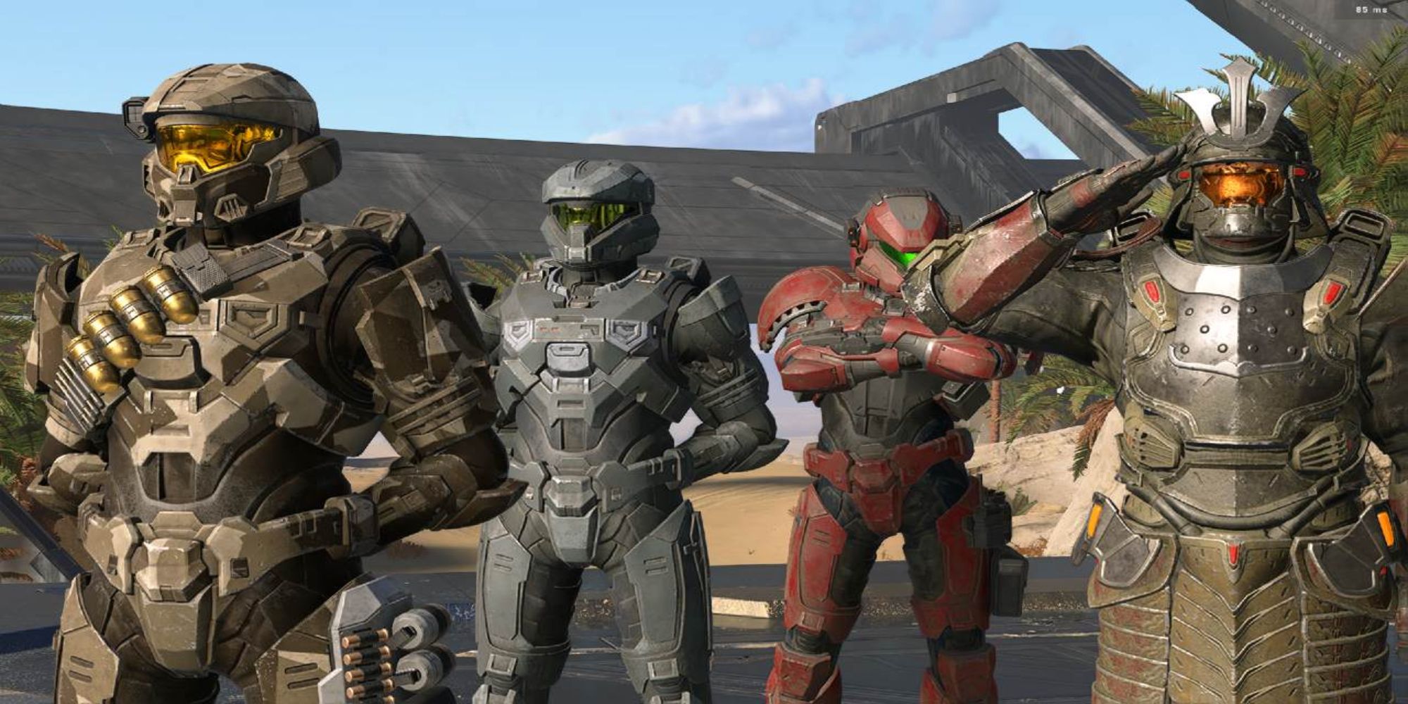 Halo Infinite Spartans Posing At The End Of Match