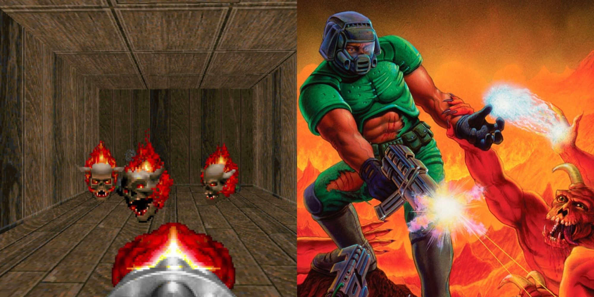 How Many Doom Ports Are There Featured Split Image Skulls and Doomguy