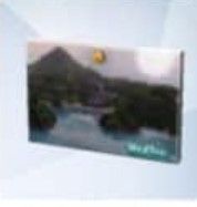 Eine Postkarte zeigt Isla Paradiso