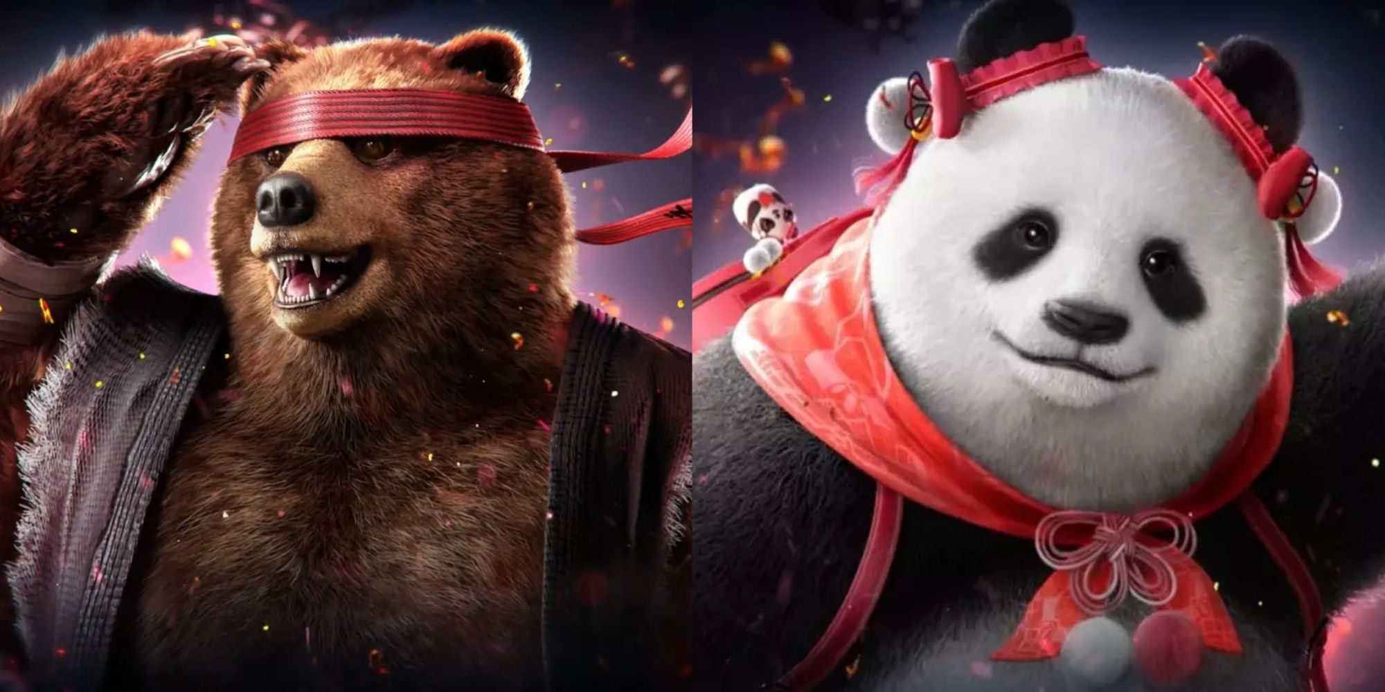 Kuma II und Panda aus Tekken 8
