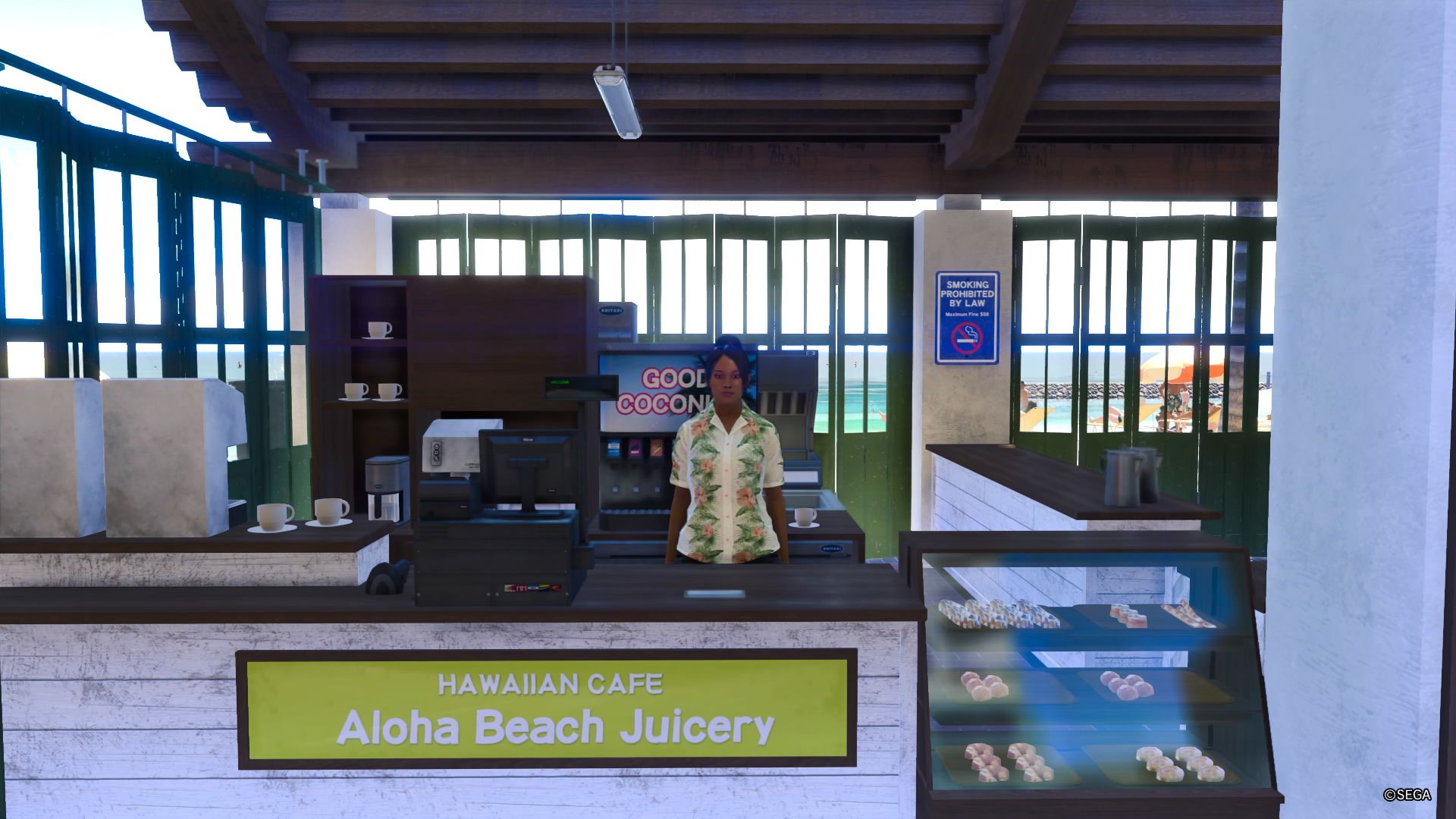 Wie A Dragon Infinite Wealth steht The Juice am Aloha Beach