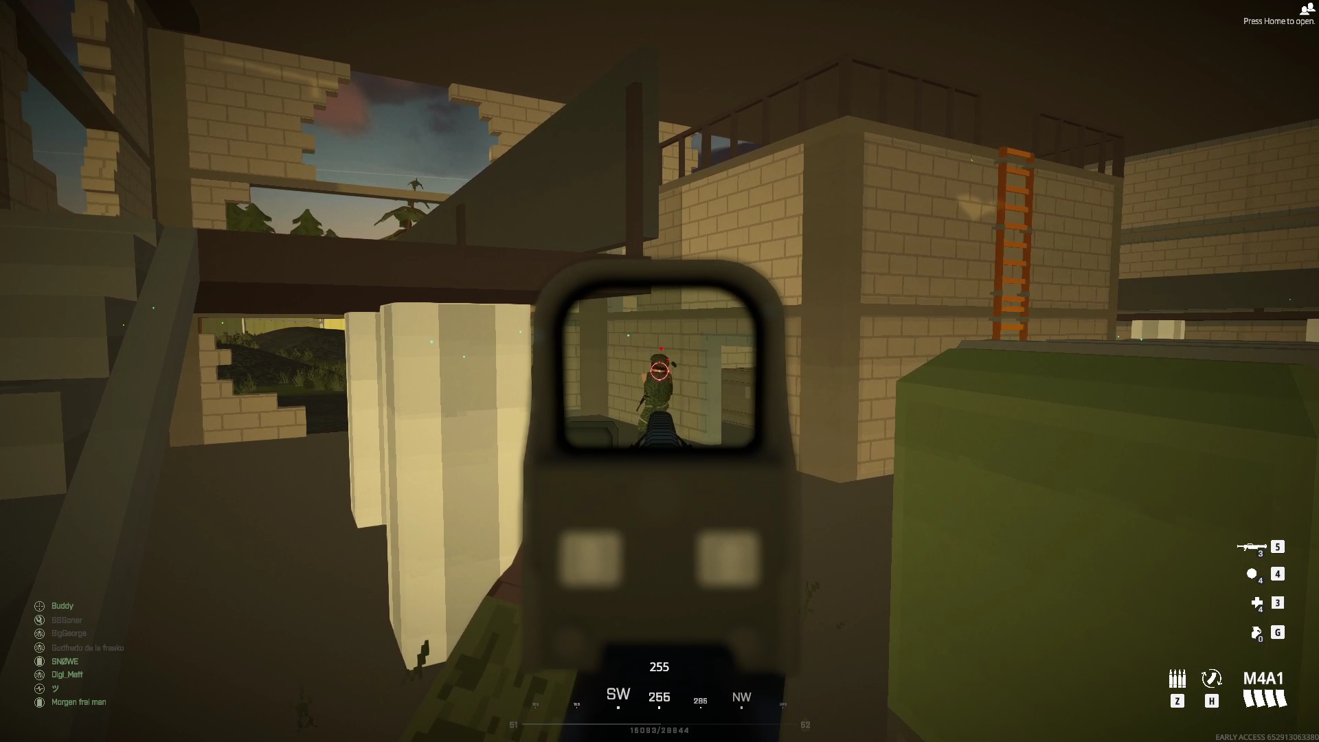 BattleBit Remastered: An Enemy Soldier With A Red Detection Mark Applied