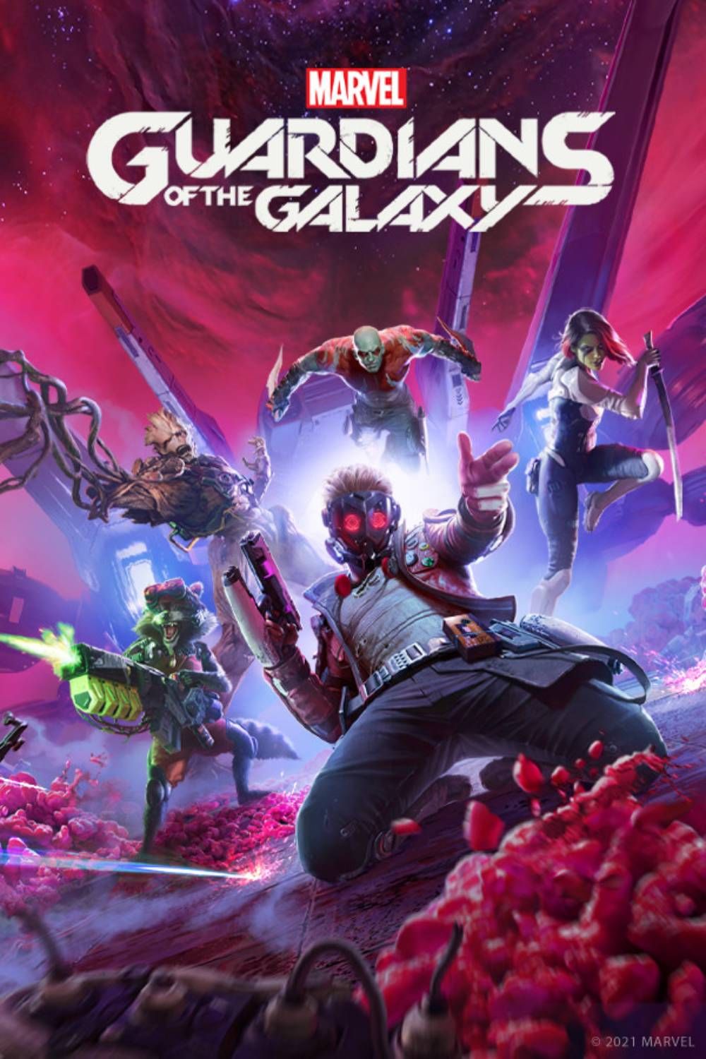Marvel's Guardians of the Galaxy Cover Art