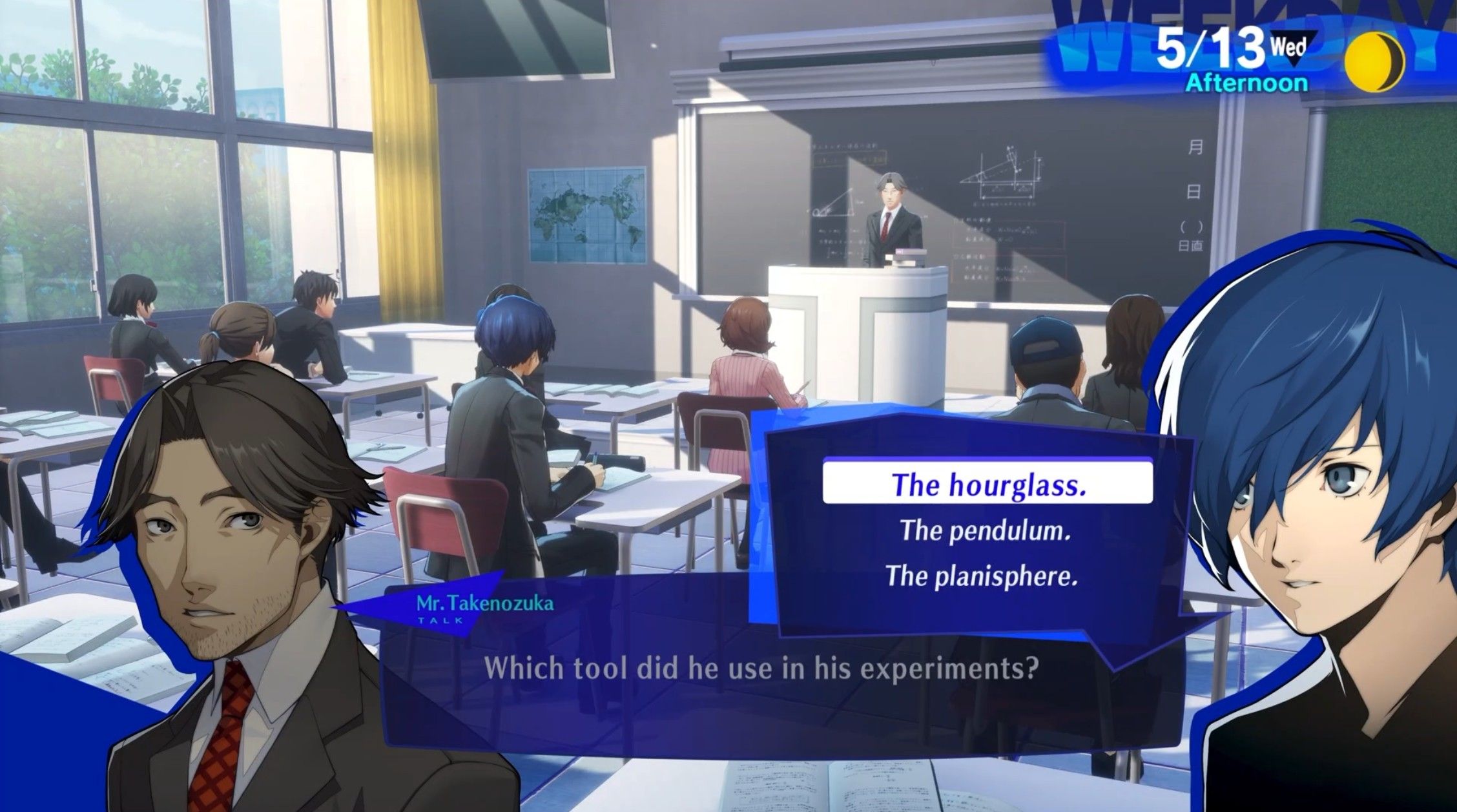 may answering mr takenozuka about the tool foucault used in experiments p3r class answers exams persona 3 reload