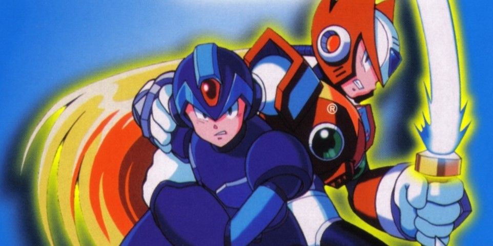 Mega Man X4 - Picture of Megaman and Zero PS1