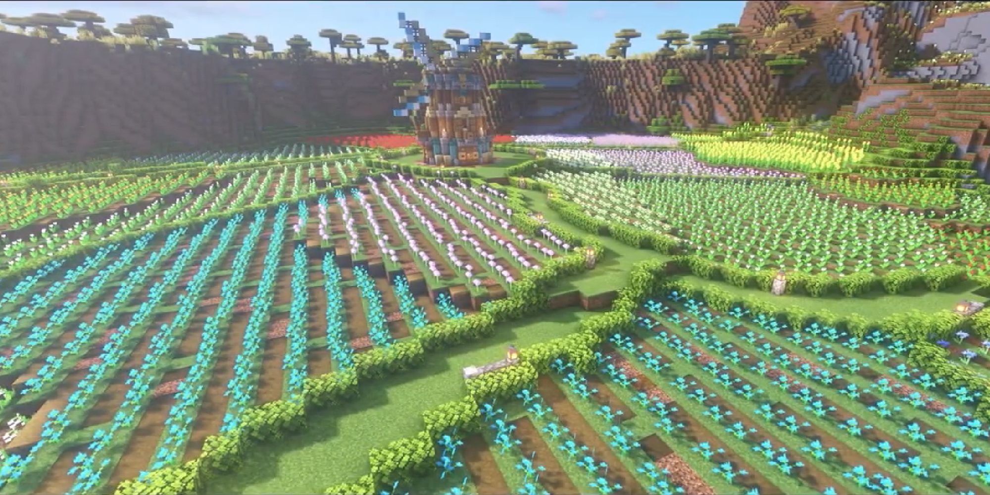 Minecraft-Blumengarten von Ansonat3r auf YouTube