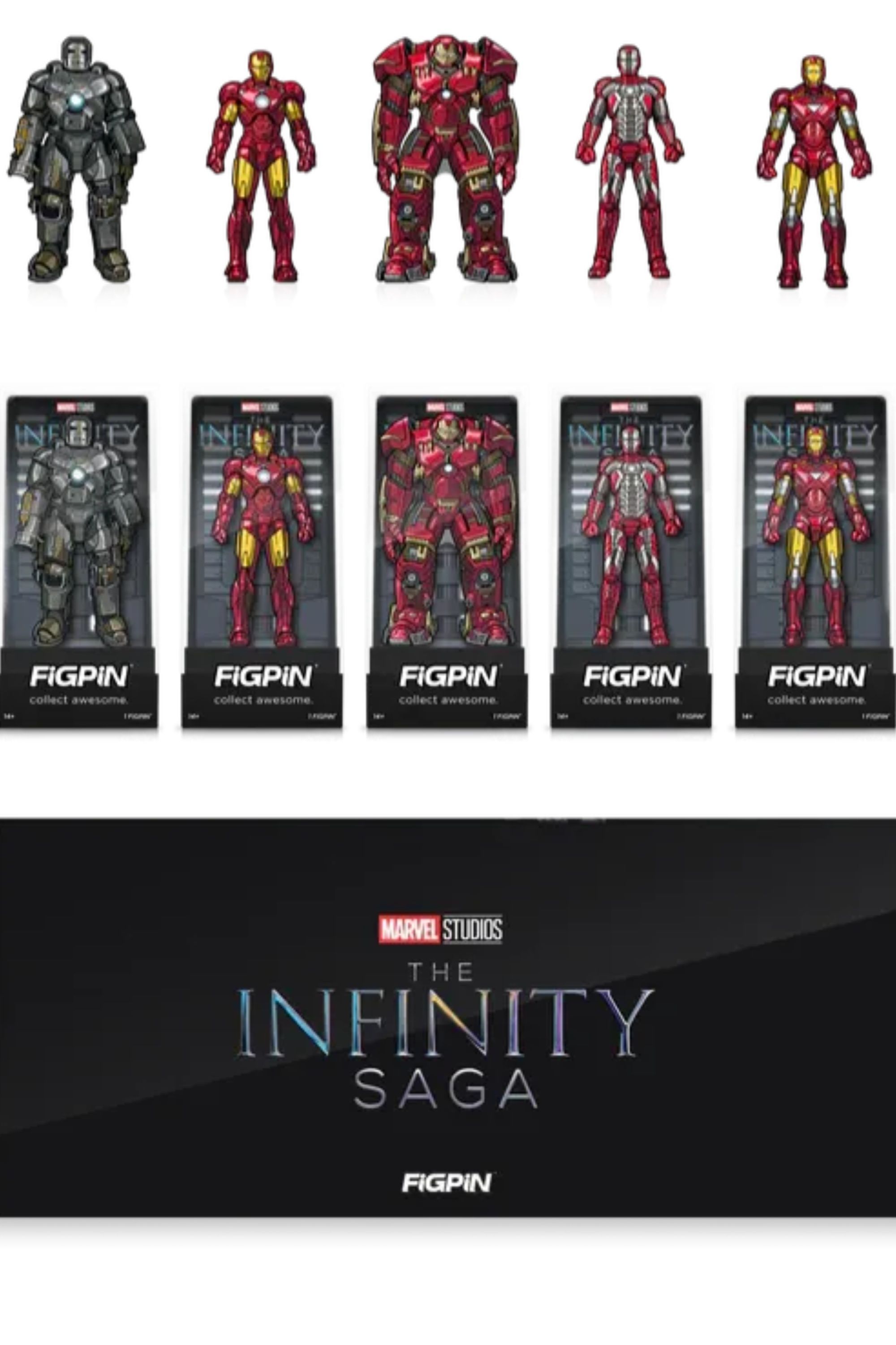 FigPin Iron Man Hall Of Armour Deluxe Box-Set