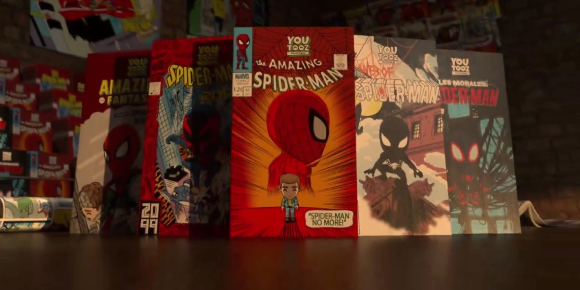 spider-man youtooz comic book covers