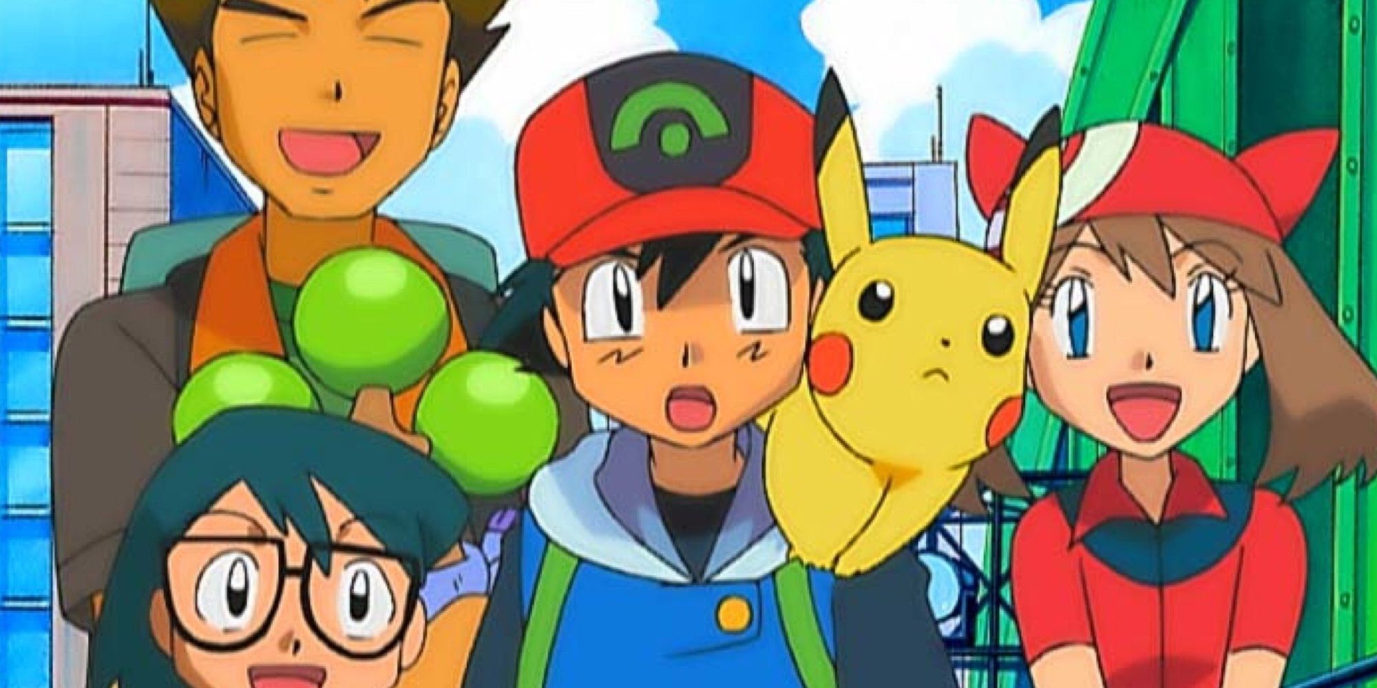 ash brock pikachu and other characters from the pokemon anime