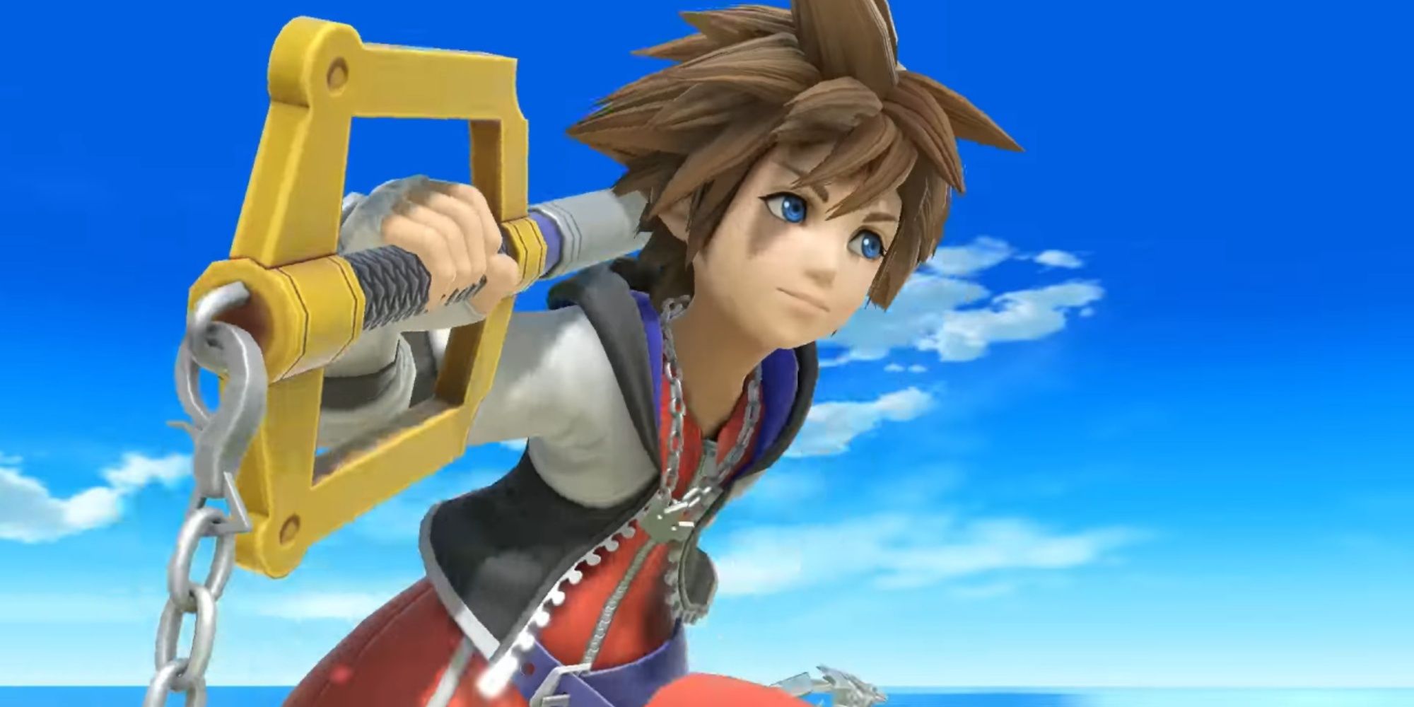 sora with his keyblade in smash ultimate