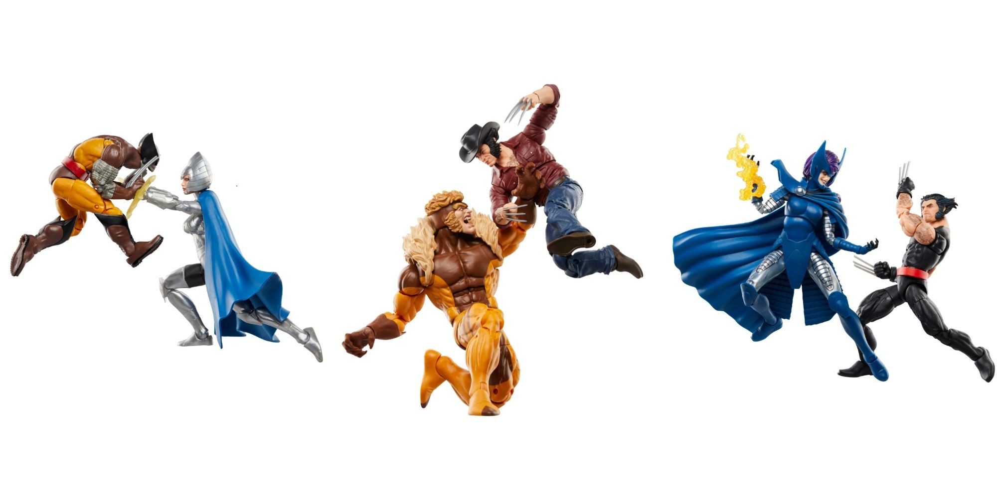 Wolverine 50th Anniversary Marvel Legends action figure sets