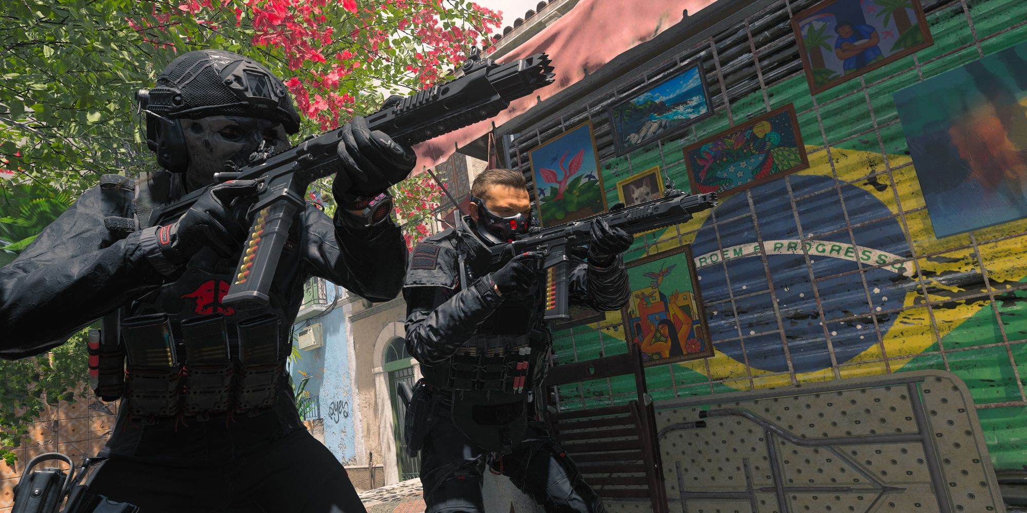 Modern Warfare 3 Kotac-Agenten zielen mit ihren Waffen