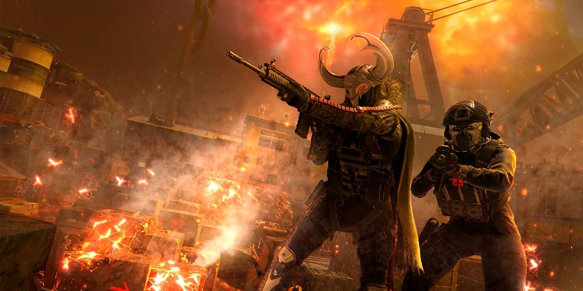 Modern Warfare 3-Operatoren kämpfen auf der Lava-Version von Quarry