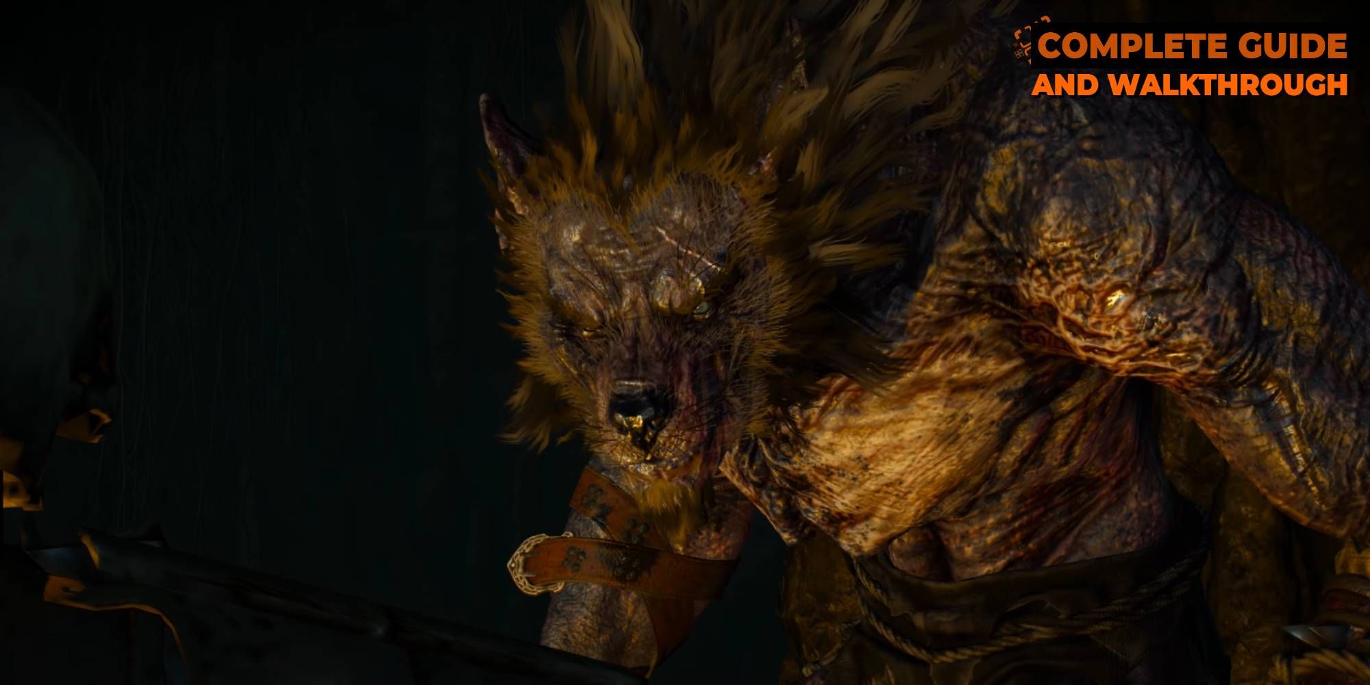 Morkvarg the werewolf in The Witcher 3