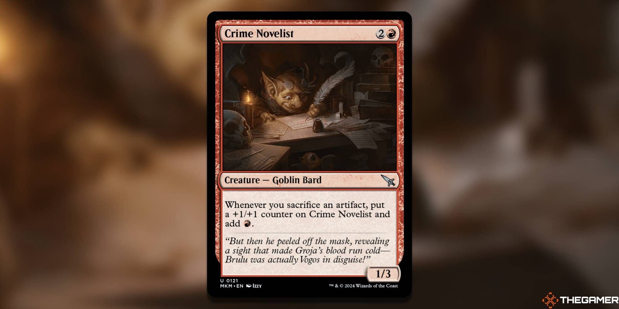 Crime Novelist Magic: The Gathering Card