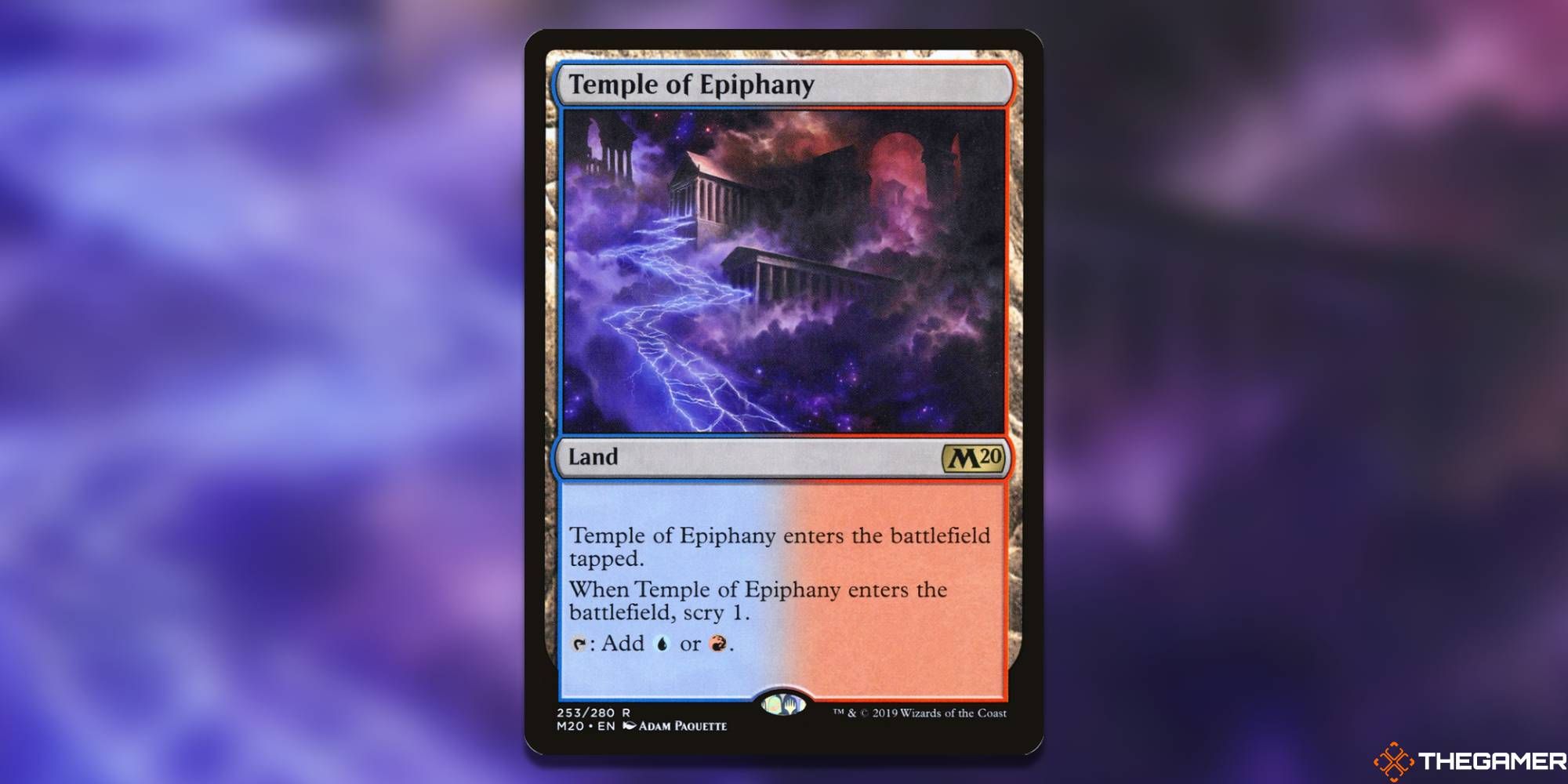 Temple of Epiphany Magic: The Gathering-Karte aus dem Hauptset 2020