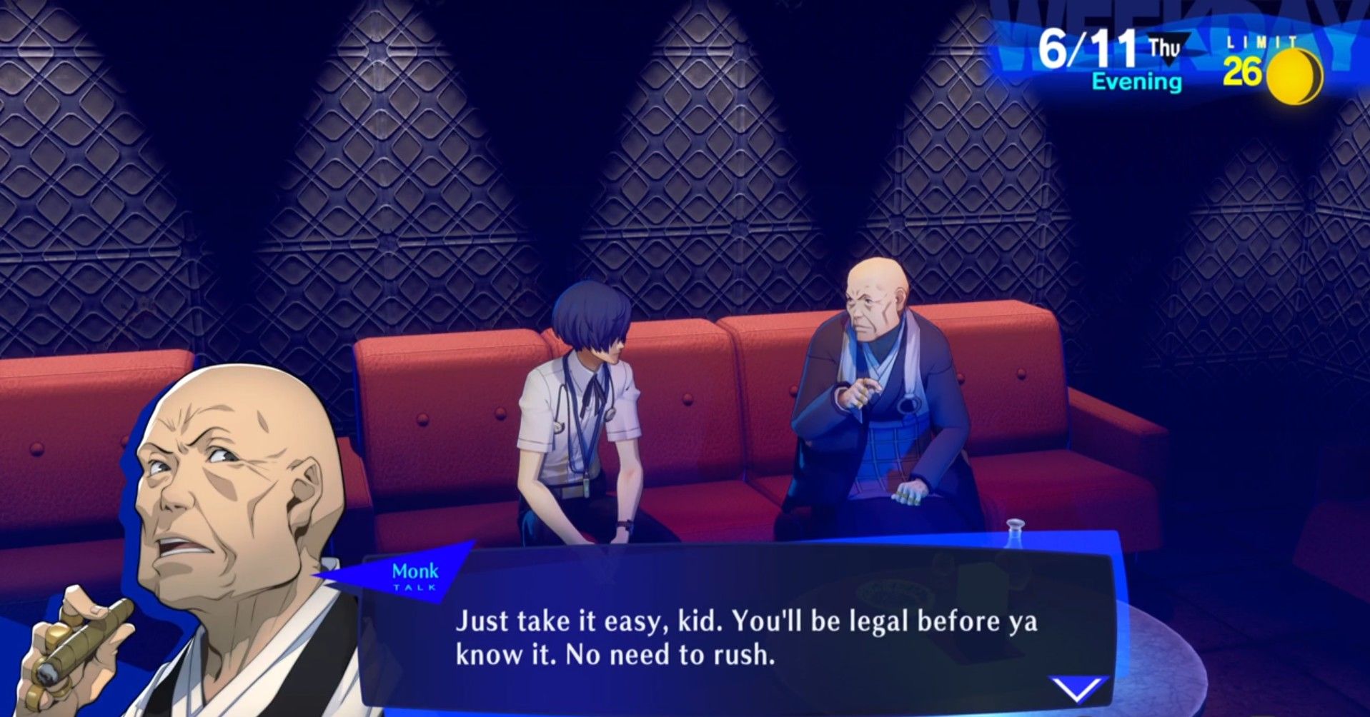 mutatsu telling you to enjoy your youth persona 3 reload tower social link p3r