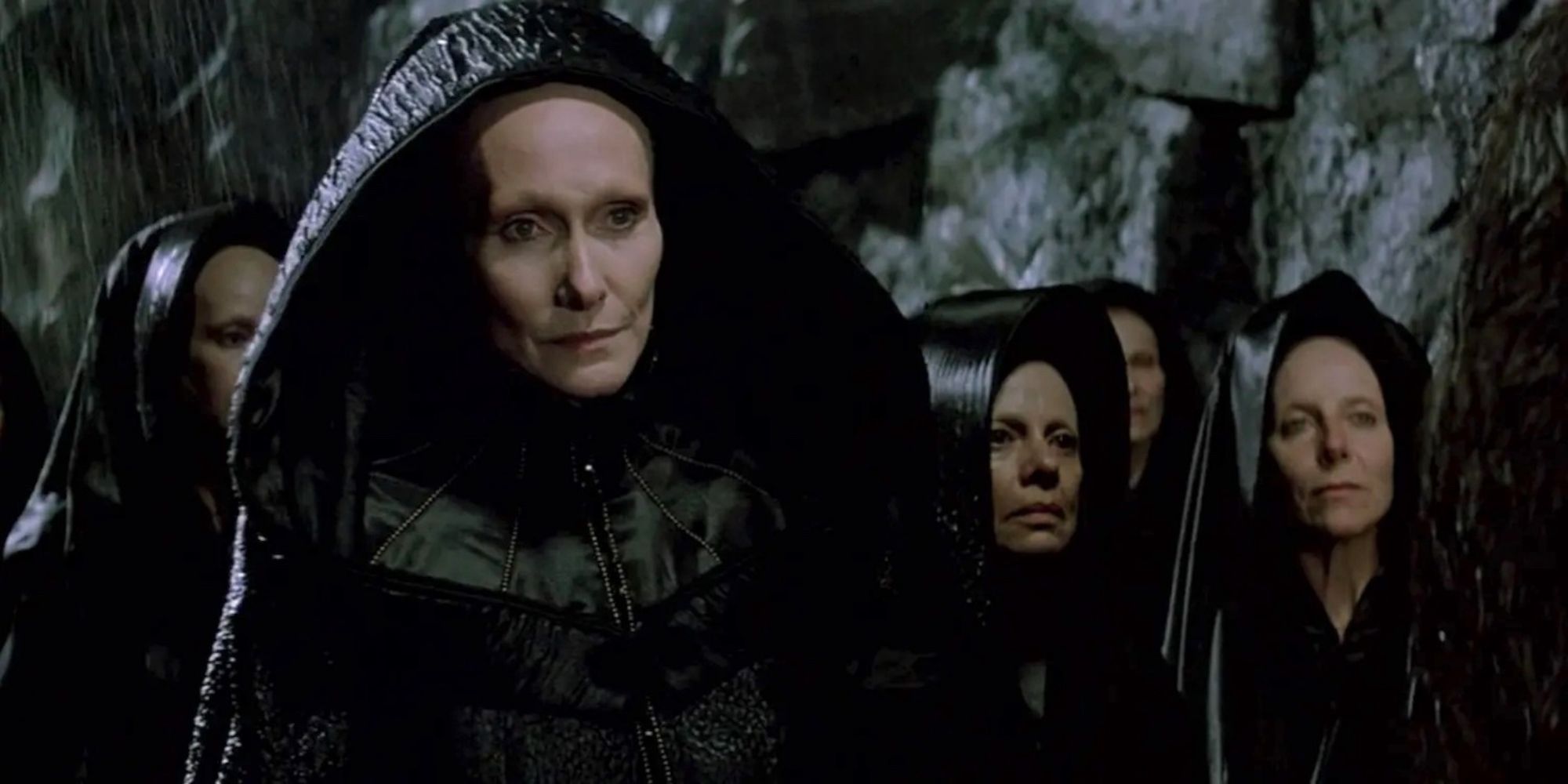 A group of Bene Gesserit women in David Lynch's Dune movie.