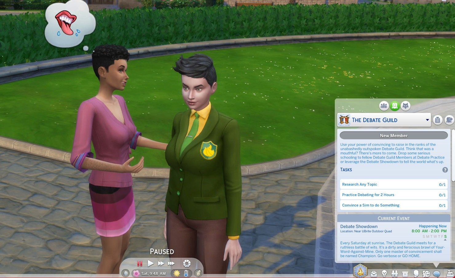 how to conduct research in sims 4