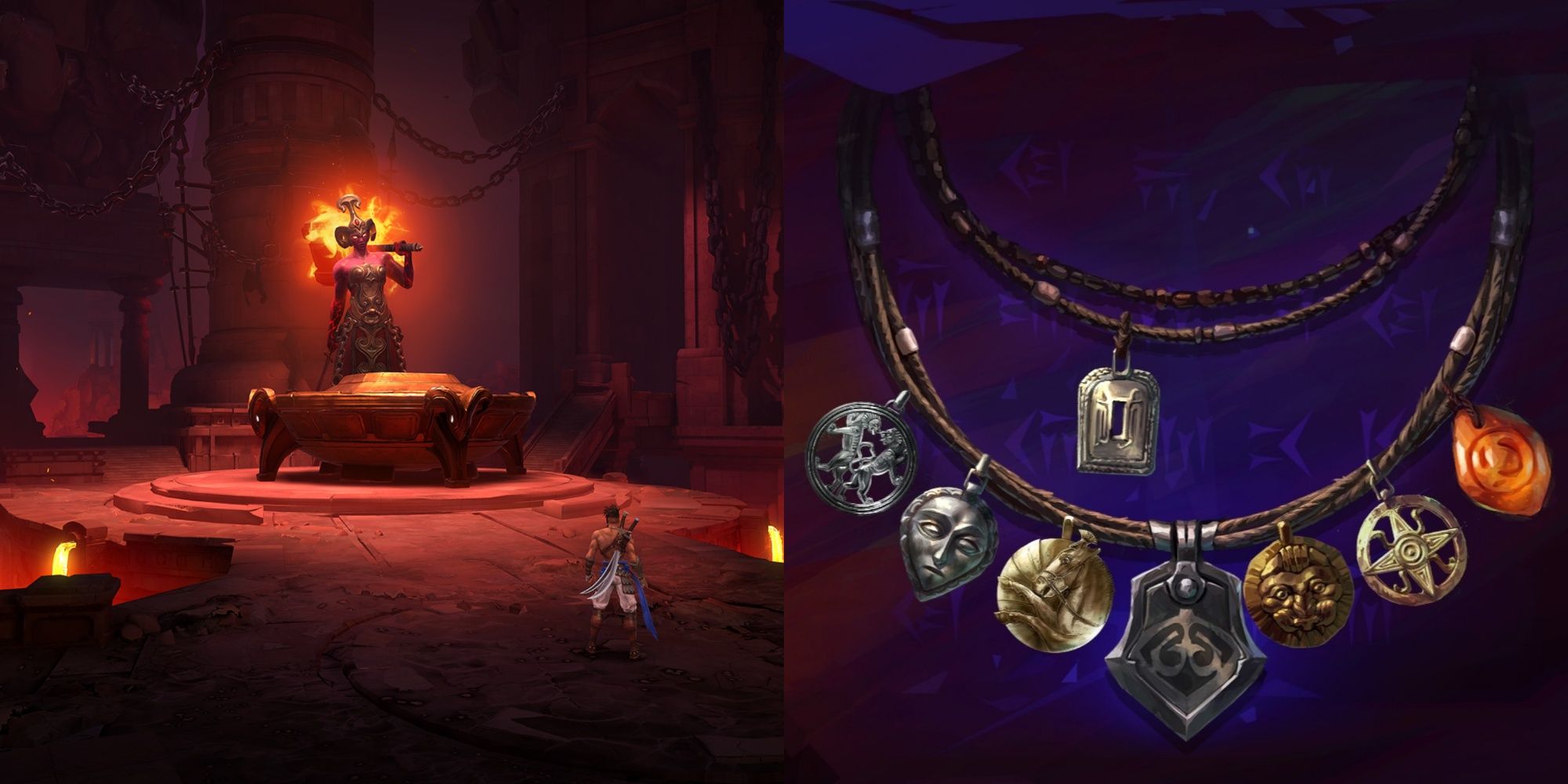 Kaheva The Blacksmith and Amulets in Prince of Persia: The Lost Crown.