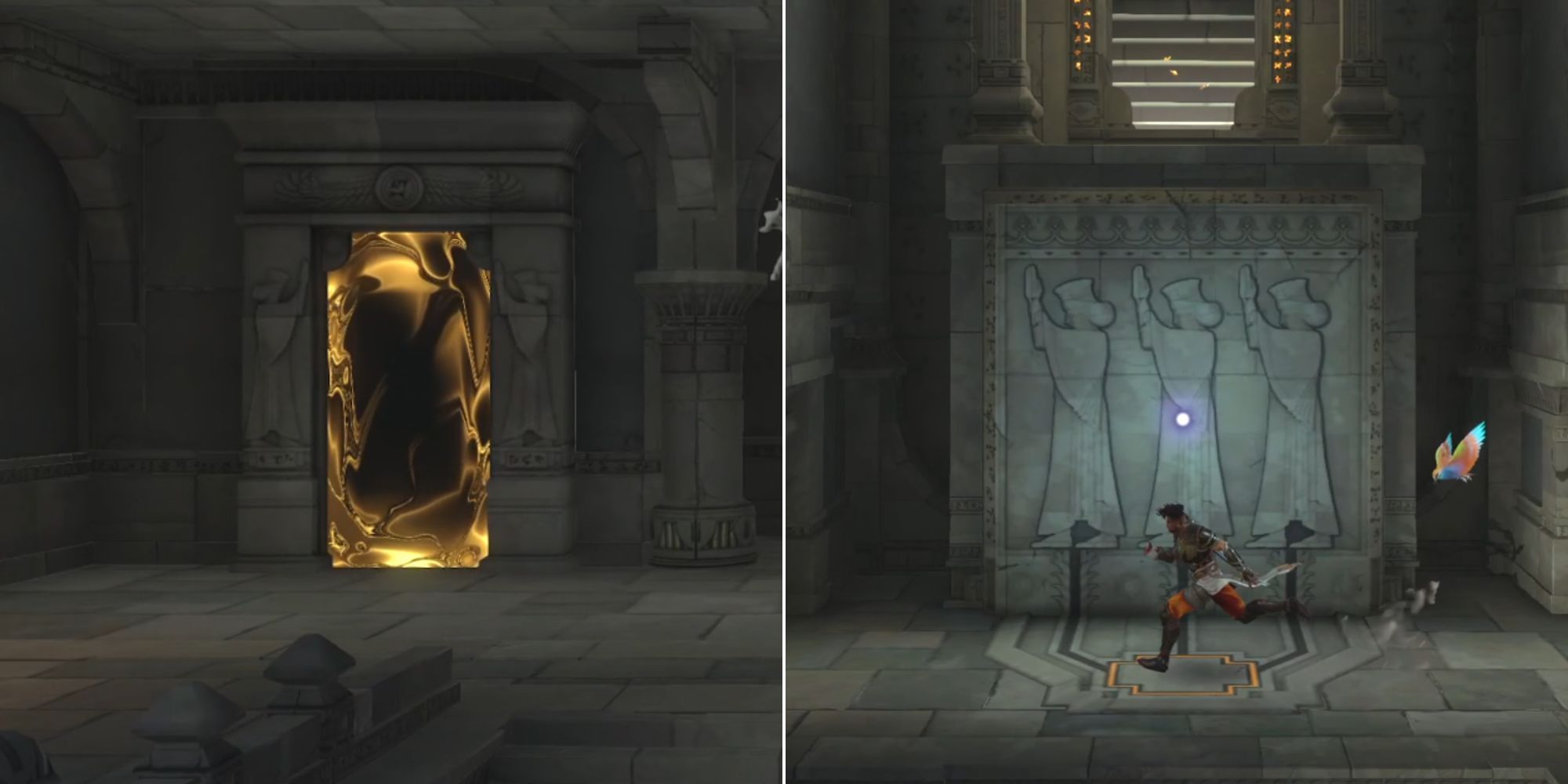 Prince Of Persia The Lost Crown Time Puzzle Door And Statues
