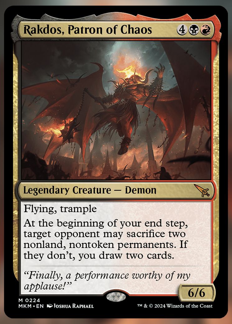 Rakdos, Schutzpatron des Chaos