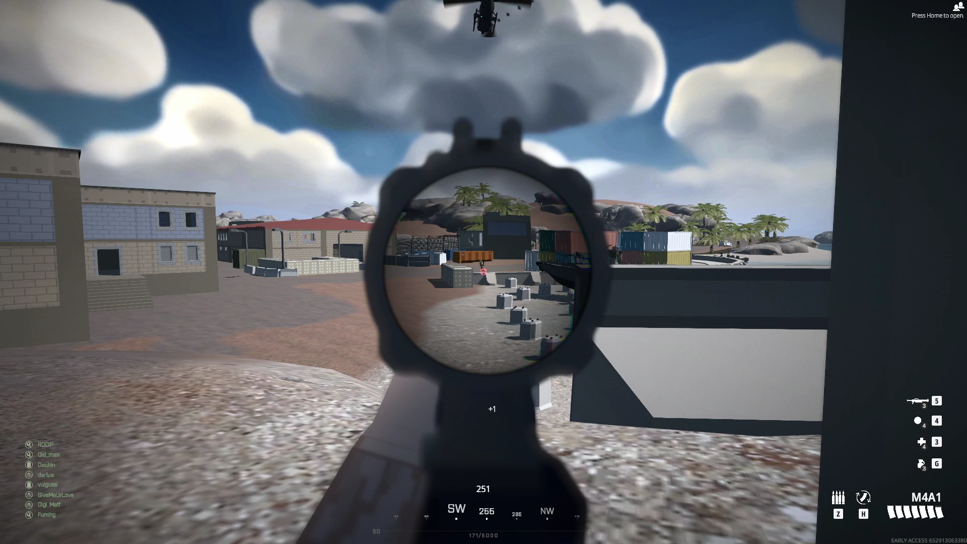 BattleBit Remastered: An Enemy Soldier Outside Of The Target Detectors Range