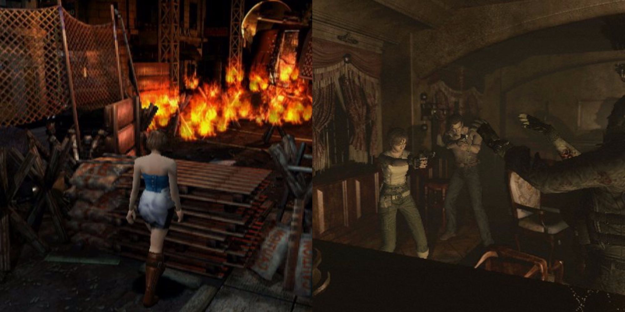 RE 3 on the left, RE Zero on the right
