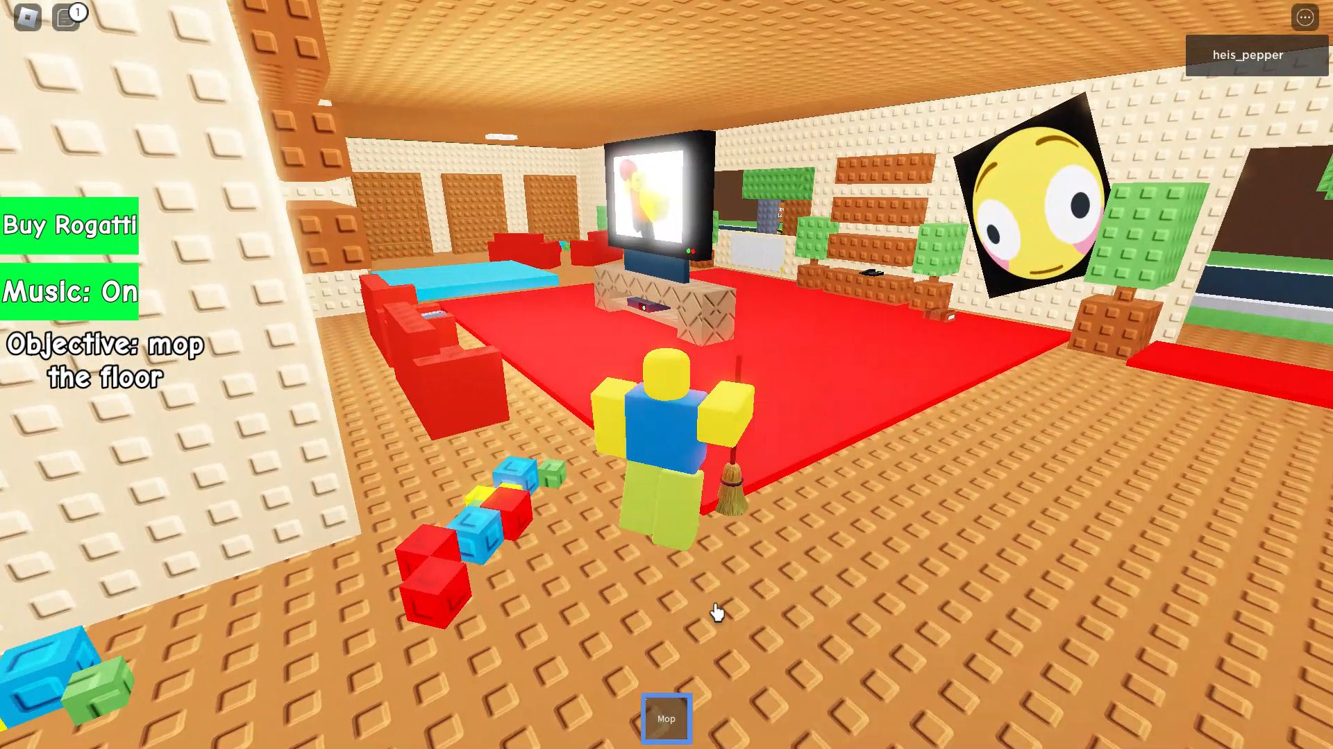 Roblox Need More Sleep Good Ending Mop the floor quest