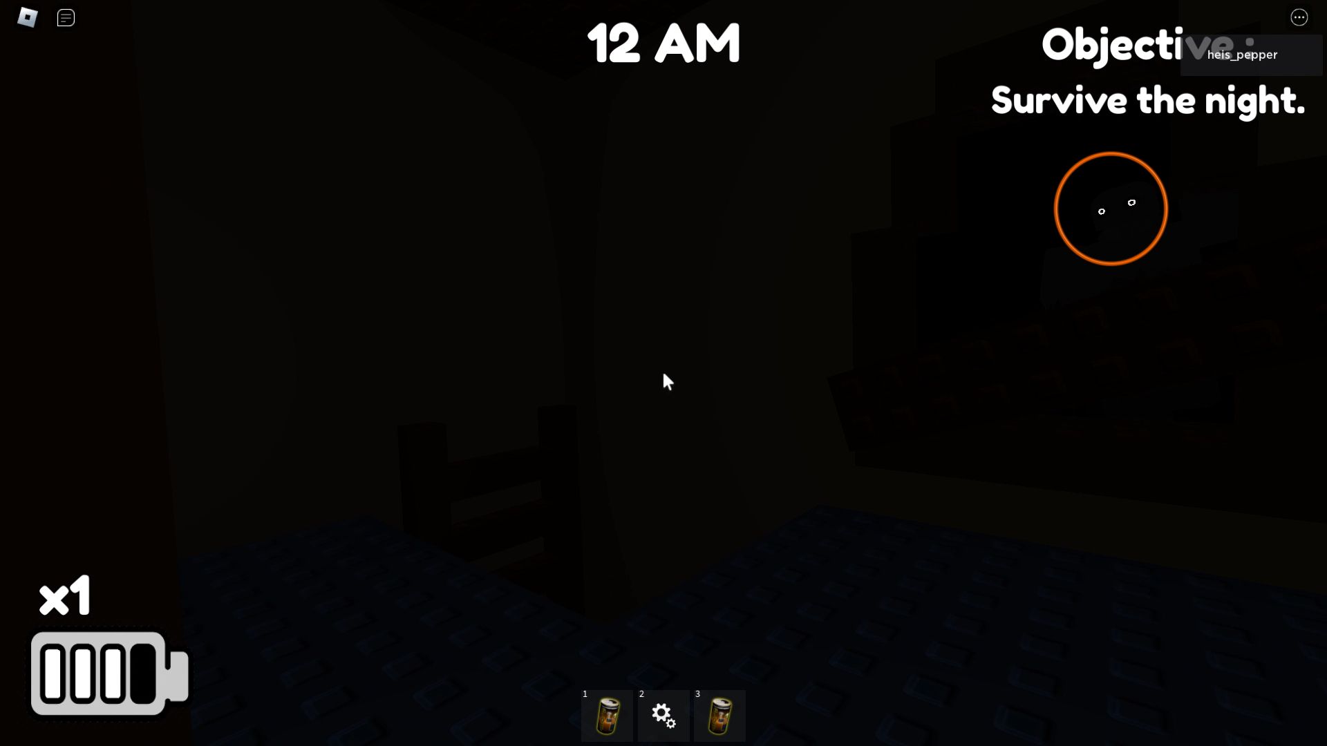 Roblox Residence Massacre, the glowing eyes of the creature