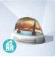 A screenshot of the City Bridge snow globe.
