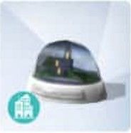 A screenshot of the Haunted Mansion snow globe.
