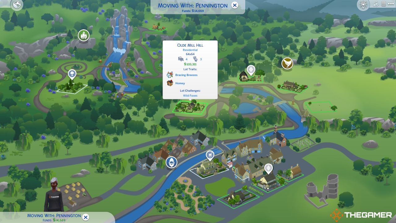 Moving a Sims 4 household to Henford-on-Bagley